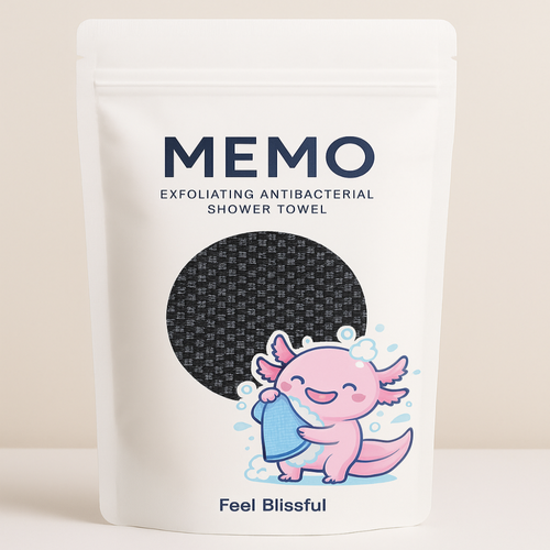 Memo® Antibacterial Exfoliating Towel
