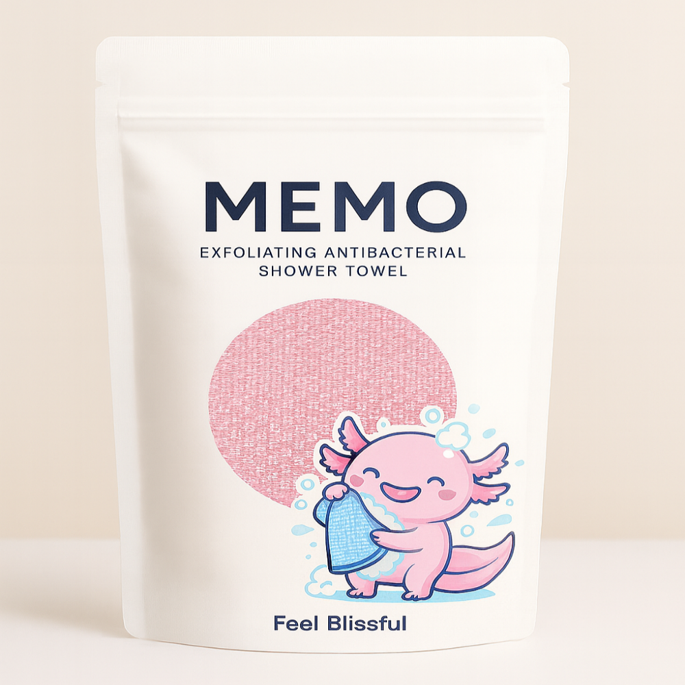 Memo® Antibacterial Exfoliating Towel